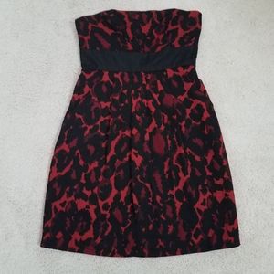 johnny martin strapless dress zip up